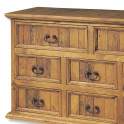 Comoda Rustica Grande 8 Cajones Madera Maciza de Pino
