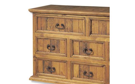 Comoda Rustica Grande 8 Cajones Madera Maciza de Pino