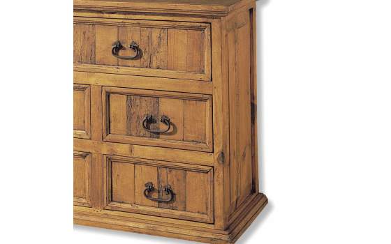 Comoda Rustica Grande 8 Cajones Madera Maciza de Pino