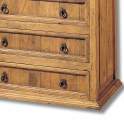 Comoda Rustica Mejicana 5 Cajones Madera Maciza de Pino