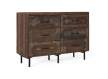 Comoda Rustica Oriental 6 Cajones - Serie Agarden