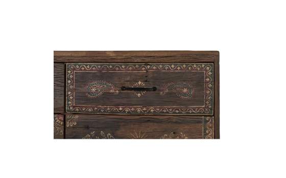 Comoda Rustica Oriental 6 Cajones - Serie Agarden