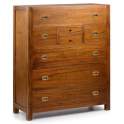 Comoda Colonial Star Alta 8 Cajones