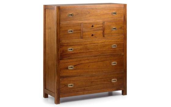 Comoda Colonial Star Alta 8 Cajones