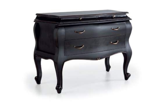 Comoda Vintage Negra Sacras Colonial