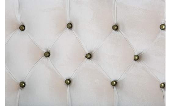 Conjunto 2 Baules Tela Terciopelo Beige Agniel