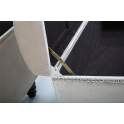 Conjunto 2 Baules Tela Terciopelo Beige Agniel