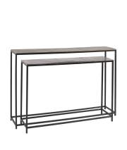 Conjunto 2 Consolas Forja Tapa Oro Plata Serie Argois