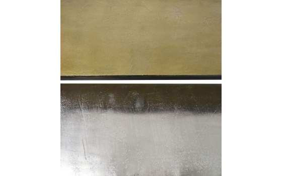 Conjunto 2 Consolas Forja Tapa Oro Plata Serie Argois