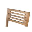 Conjunto 2 Sillas Actuales Madera Natural Tapizadas Serie Asnara