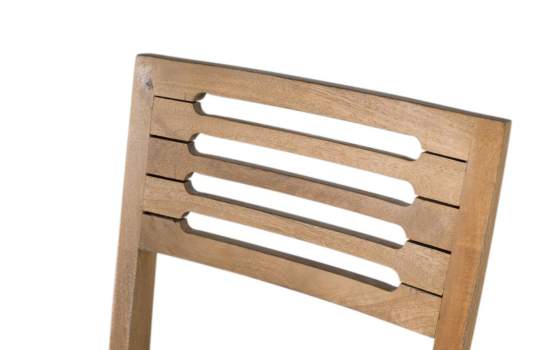 Conjunto 2 Sillas Actuales Madera Natural Tapizadas Serie Asnara