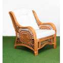 Conjunto 2 Sillones 1 Sofa  Mesa Rattan Medula Tapizado Juncalet