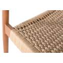 Conjunto 2 Sillones Madera Natural Asiento Cuerda Asnara