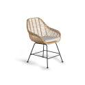 Conjunto 2 Sillones Rattan Forja Cojin Serie Rattanwund