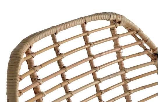 Conjunto 2 Sillones Rattan Forja Cojin Serie Rattanwund