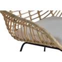 Conjunto 2 Sillones Rattan Forja Cojin Serie Rattanwund