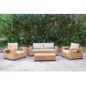 Conjunto 2 Sillones Sofa y Mesa en Medula de Rattan Alakau Conjunto 2 Sillones Sofa y Mesa en Medula de Rattan Alakau