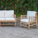 Conjunto 2 Sillones y Sofa de Bambu Rattan Serie Alakau Conjunto 2 Sillones y Sofa de Bambu Rattan Serie Alakau