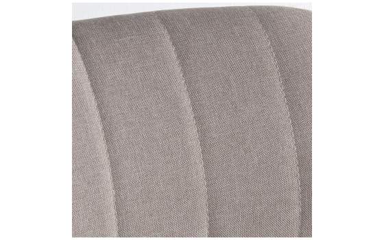 Conjunto 4 Sillas Metal Negro Asiento Respaldo Beige Adelasa