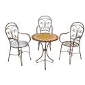 Conjunto Forja Canarias 3 Sillones y 1 Mesa Forja