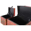 Conjunto de 2 Baules Decorativos Orientales Serie Acley