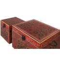 Conjunto de 2 Baules Decorativos Orientales Serie Acley