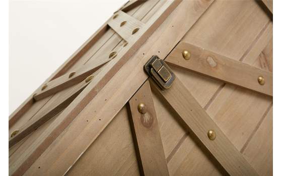 Conjunto de 2 Baules Madera Listonados Serie Armoris