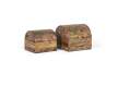 Conjunto de 2 Baules Pequeños con Decoracion Incrustada Aguray