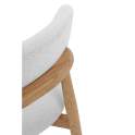 Conjunto de 2 Sillas Madera Actual Tapizada Blanca Aguazal