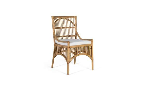 Conjunto de 2 Sillas Rattan natural Tejidas Serie Adiao