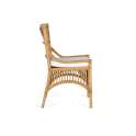 Conjunto de 2 Sillas Rattan natural Tejidas Serie Adiao
