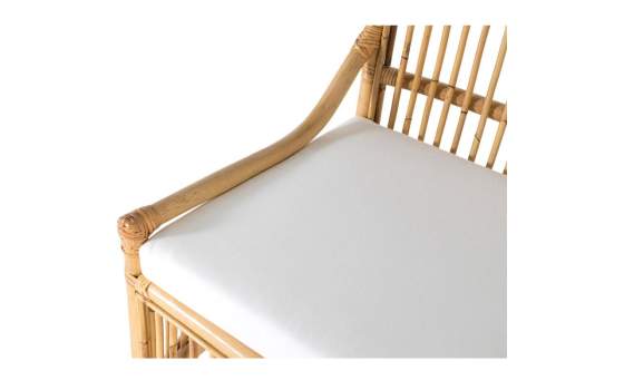 Conjunto de 2 Sillas Rattan natural Tejidas Serie Adiao