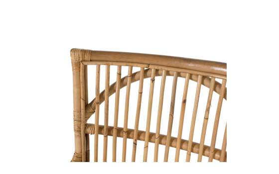 Conjunto de 2 Sillas Rattan natural Tejidas Serie Adiao