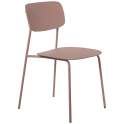 Conjunto de 4 Sillas Madera Metal Rosa Serie Adansi