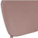 Conjunto de 4 Sillas Madera Metal Rosa Serie Adansi