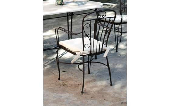 Conjunto Forja Mesa Ceramica y 4 Sillas Sevilla