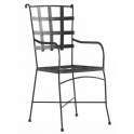 Conjunto Forja Mesa Genova 2 Sillones y 4 Sillas
