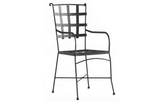 Conjunto Forja Mesa Genova 2 Sillones y 4 Sillas