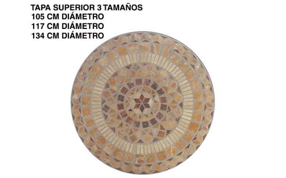 Conjunto Forja Mesa y 4 Sillones Forja