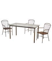 Conjunto Forja Menorca 4 Sillones y Mesa Forja