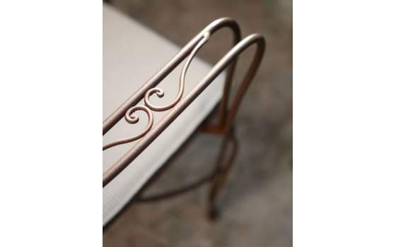 Conjunto Forja Mesa Ceramica y 4 Sillas Sevilla