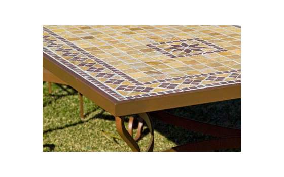 Conjunto Forja Mesa y 4 Sillas y 2 Sillones