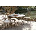 Conjunto Forja Mesa y 4 Sillones Forja