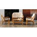 Conjunto Sillones Sofa y Mesa Bambu Brabar