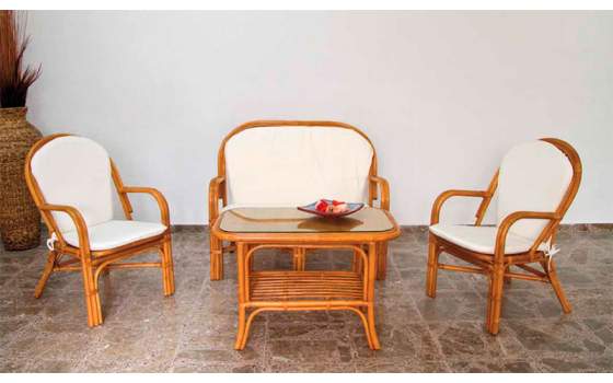 Conjunto Tresillo Bambu Brabar