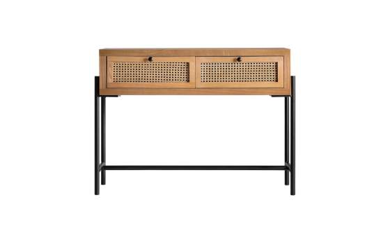 Consola 2 Cajones Rejilla ratan Contemporaneo Serie Azetel