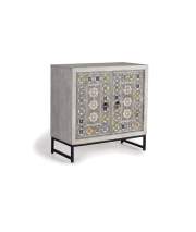 Consola 2 Puertas Estilo Oriental Industrial Serie Aechaga