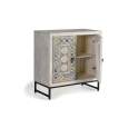 Consola 2 Puertas Estilo Oriental Industrial Serie Aechaga