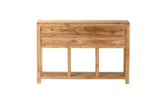 Consola Aparador Rustico 9 Cajones y Estante - Serie Aatmos