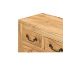 Consola Aparador Rustico 9 Cajones y Estante - Serie Aatmos